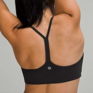 Lululemon Flow Y Wrap-Front High Neck  6 - Black